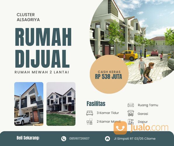 Rumah Strategis Bandung Barat Legalitas Aman Siap Akad di Notaris