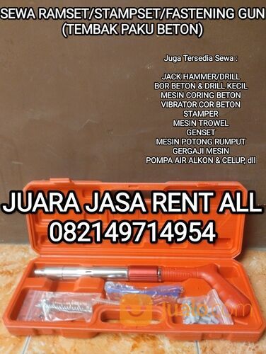 BANGIL Rental Sewa Ramset Stampset Tembak Paku Beton