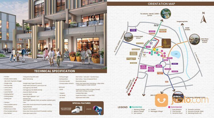 Ruko Il Lago Grande Free IPKL 12 Bulan Gading Serpong