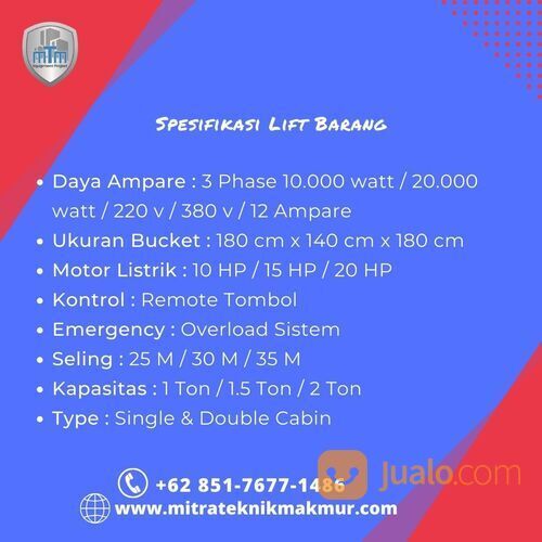 Sewa Lift Barang Lift Material Proyek Kota Batu +62 851-7677-1486