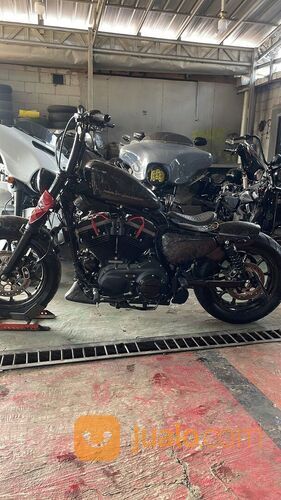Harley davidson sportster 48 full modif carbon forged termurah