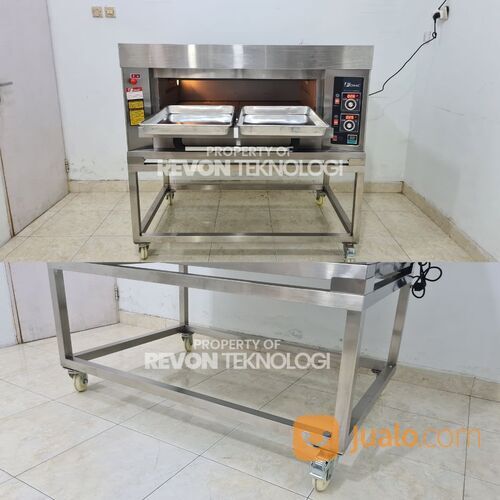 Oven Gas Deck 2 Loyang Otomatis Pemanggang Roti Dapur Bakery Spesialis Di Padang
