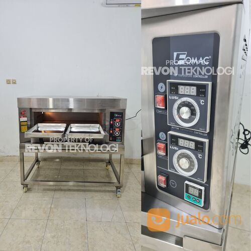 Oven Gas Deck 2 Loyang Otomatis Pemanggang Roti Dapur Bakery Spesialis Di Padang