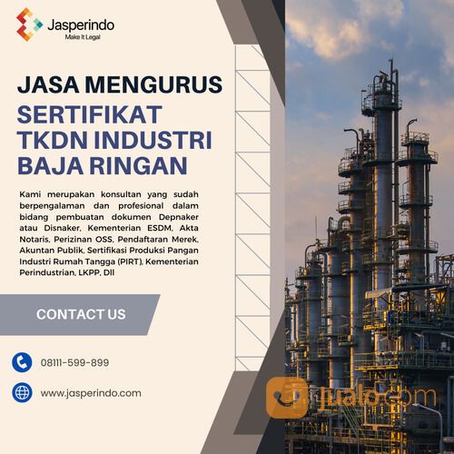 SERTIFIKAT TKDN INDUSTRI BAJA RINGAN