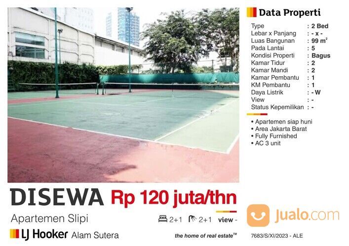 Apartemen Slipi daerah Slipi Jakarta Barat