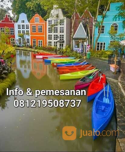 Perahu kano perahu dayung kapasitas 2 orang doblue bahan fiberglass bisa castem warna termurah!!!