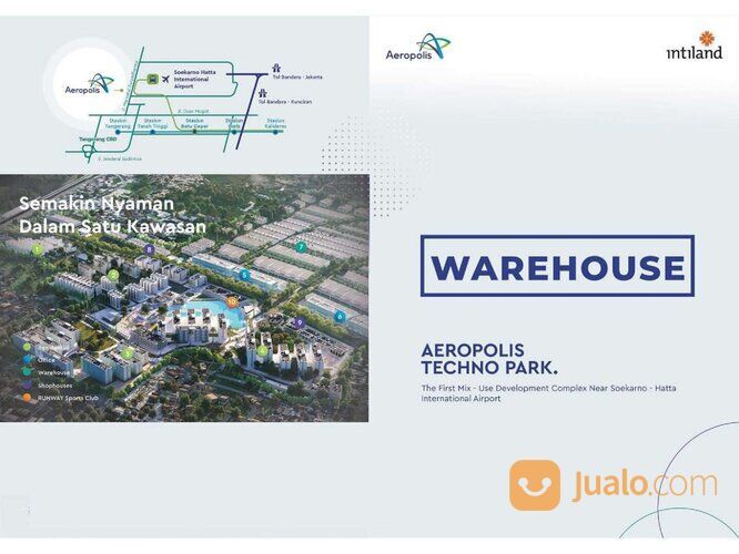 Gudang Siap Pakai Aeropolis Technopark Tangerang