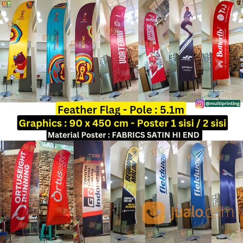 Flag Banner 5m-Flying Banner 5m-Beach Flag 5m-Feather Flag 5m-Feather Banner