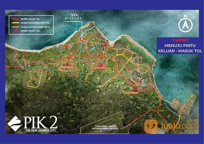 Pergudangan BizPark PIK 2 Lokasi Strategis