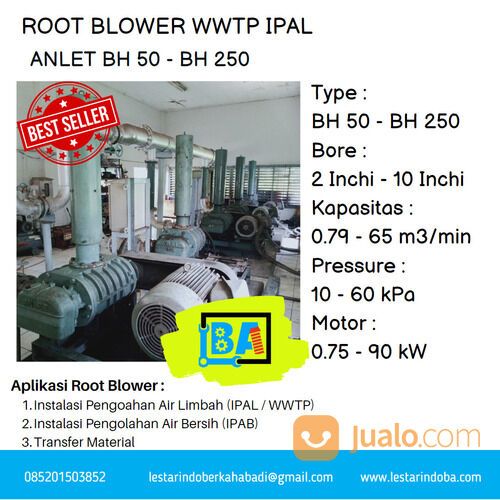 Root Blower ANLET Jepang Bergaransi di Jepara
