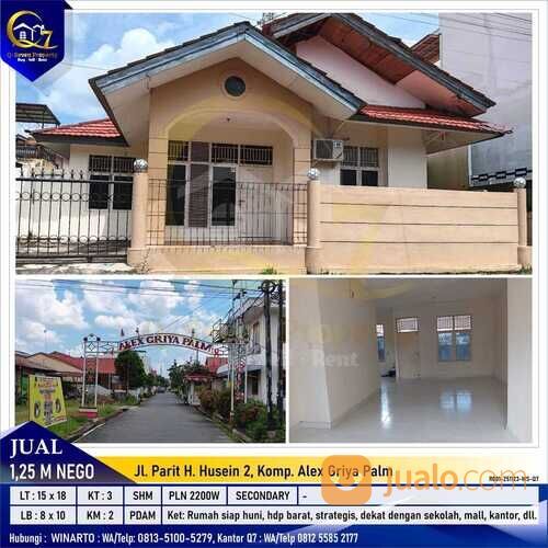 RUMAH LOKASI STRATEGIS JALAN PARIS 2 / PARIT H. HUSEIN 2, KOMPLEK ALEX GRIYA PALM