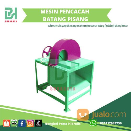 MESIN PERAJANG BATANG PISANG UNTUK PAKAN BABI