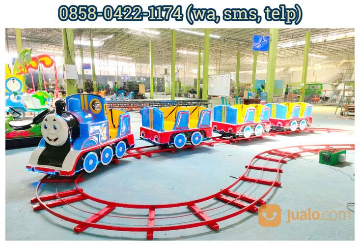 paket mainan odong odong kereta lantai thomas baru new promo