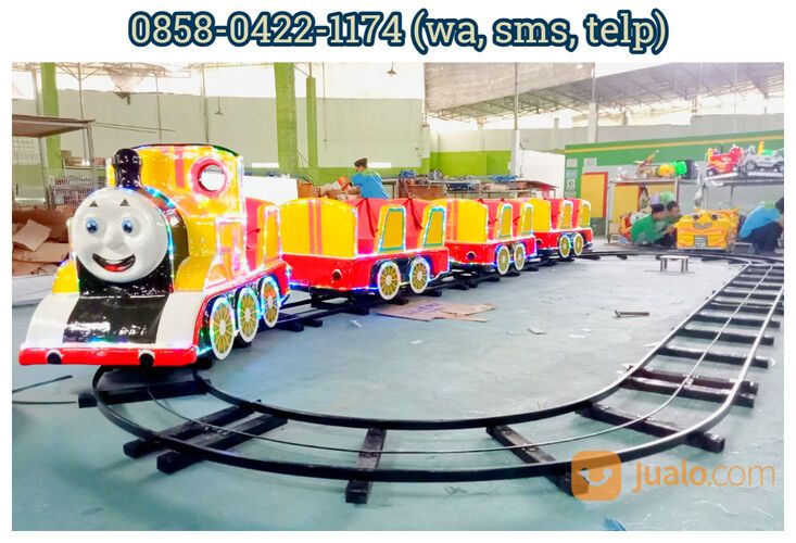 paket mainan odong odong kereta lantai thomas baru new promo