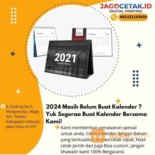Terlaris, WA 0812-3119-3958 Buat Kalender meme Jagocetak.id