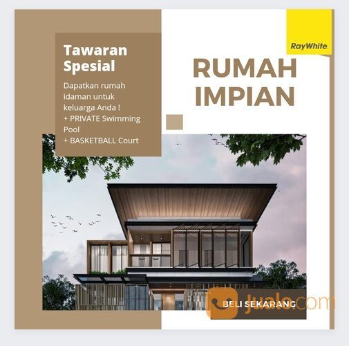 Rumah Waterfront Citraland New PRIVATE Pool , Basketball Court, GYM room