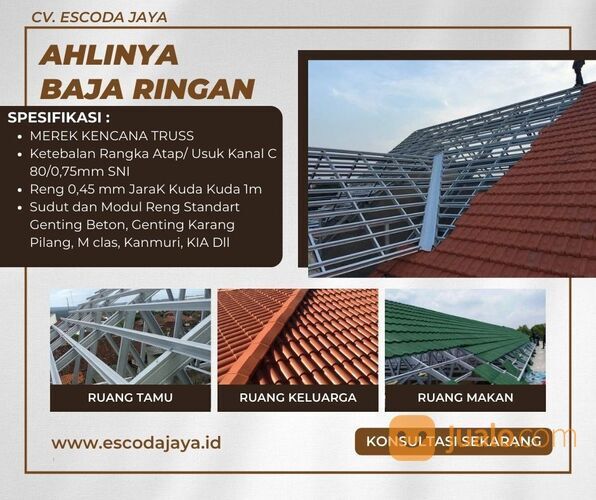 Jasa Pasang Atap Galvalum atau Baja Ringan di Purwosari - Pasuruan