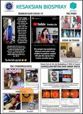 BIO SPRAY TERBUKTI MEMBANTU PENYEMBUHAN PENYAKIT KRONIS