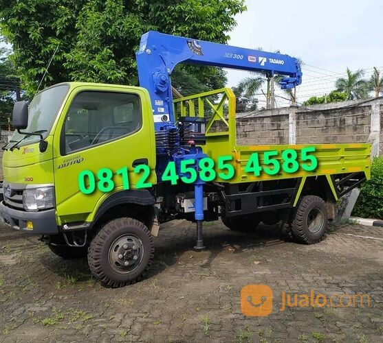 Hino Truk Crane Tadano Teleskopic TMC Truk Mobile Crane Foco Truk Hiab Crane Jakarta