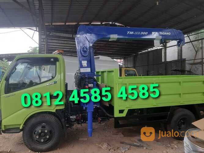 Hino Truk Crane Tadano Teleskopic TMC Truk Mobile Crane Foco Truk Hiab Crane Jakarta