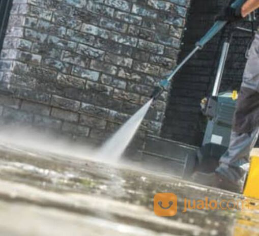 jasa bersih lumut tembok paving batu alam