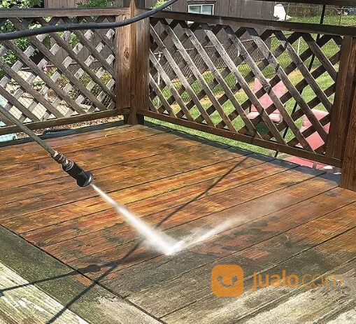 jasa bersih lumut tembok paving batu alam