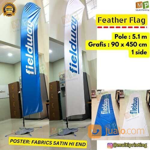 Flag Banner 5m-Flying Banner 5m-Beach Flag-Feather Flag-Sailflag-Feather Banner 5m