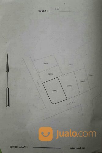 Tanah 3 are FREE BANGUNAN, Jl. Dharmawangsa Kurusetra Kampial Bualu Benoa Kuta Selatan