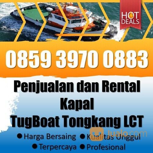 0859-3970-0883 [ TERMURAH ], Beli Sewa Kapal Tongkang Tugboat
