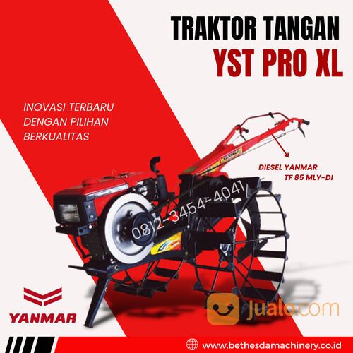 Hand Traktor Bajak Sawah YST PRO XL Tiller engine Yanmar 8.5 pk