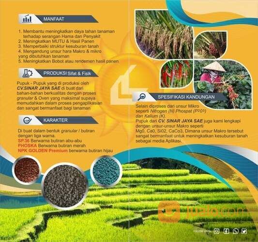 Pupuk NPK Phoska SP36 sudah SNI