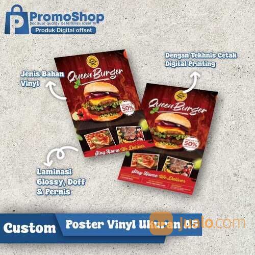 Cetak Poster Vinyl Poster Dinding Aesthetic Poster Edukasi Poster CustomKualitas Premium