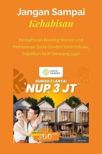 SOCIA GARDEN HUNIAN 2 LANTAI LOKASI STRATEGIS DI JALAN BARU KARAWANG BIAYA TERMURAH