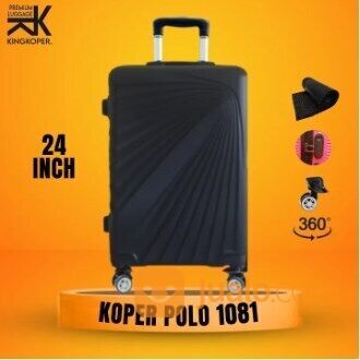 Koper 24 inch Polo Geneva 1037 Ukuran Bagasi - Tas Travel - Tas koper - koper fiber hardcase