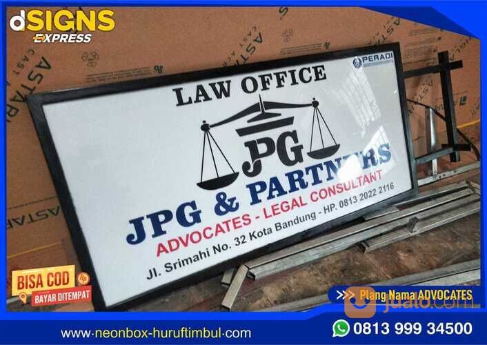 Papan Nama ADVOKAT | Plang Pengacara Hukum