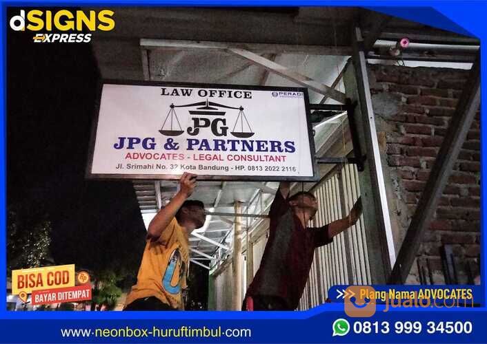Papan Nama ADVOKAT | Plang Pengacara Hukum