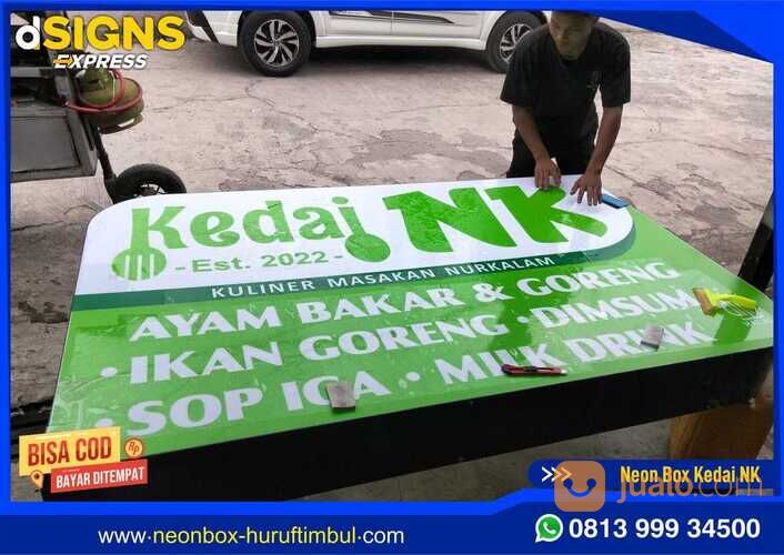Signage Neon Box Warung Makan dan Kedai NK Banjaran