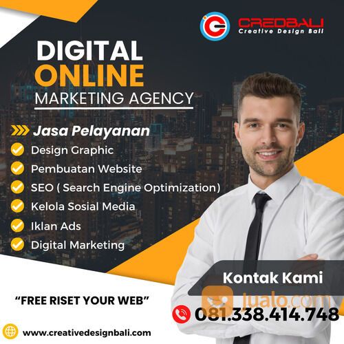 Creative Design Bali, Jasa Pembuatan Web Profesional, Call 081-338-414-748
