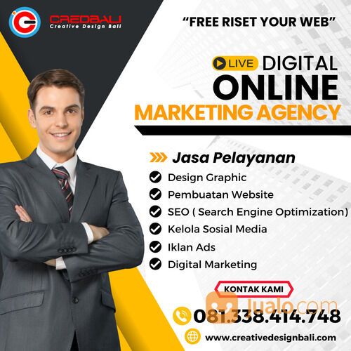 Creative Design Bali, Jasa Pembuatan Web Profesional, Call 081-338-414-748