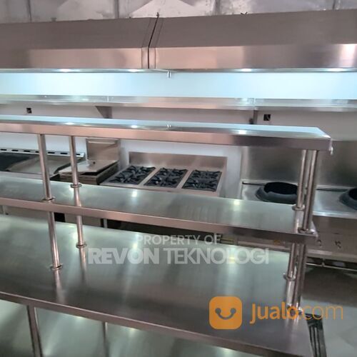 Meja Preparation stainless standar dapur komersil, restoran, hotel bisa custom di Surabaya