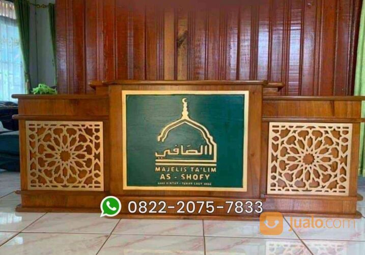 Meja Majlis Sholawat Kayu Jati