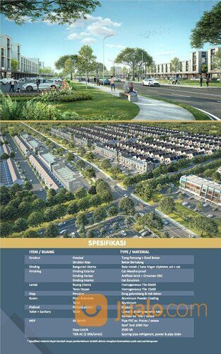 Ruko Murah Evergreen Terbaru di Suvarna Sutera