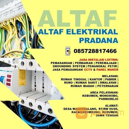 Kontraktor Listrik Kebumen | Jasa Intalasi Listrik Kebumen 085383892840 | ALTAF ELEKTRIKAL PRADANA