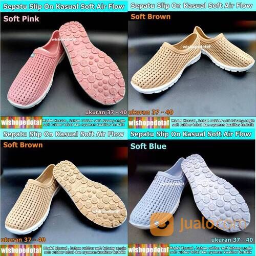 Sepatu Hole Slip On air flow Soft