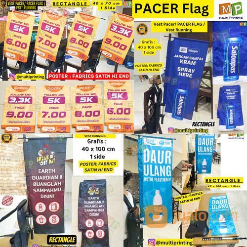 BACKPACK BANNER-TAS BENDERA-TAS LARI-VEST RUNNING-VEST LARI-PACER FLAG