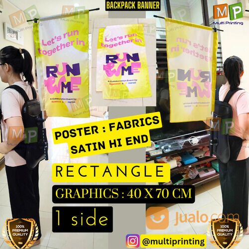 BACKPACK BANNER-TAS BENDERA-TAS LARI-VEST RUNNING-VEST LARI-PACER FLAG