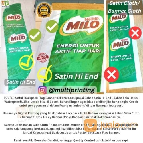 BACKPACK BANNER-TAS BENDERA-TAS LARI-VEST RUNNING-VEST LARI-PACER FLAG