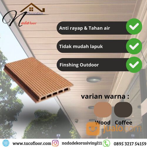 wpc cladding dinding | wpc plafon kayu asri KA150K15 B