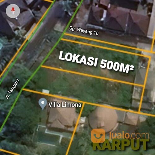 Tanah 5 are, Jl. Tengah I Bumbak Tegal Cupek Umalas Kerobokan Kuta Utara