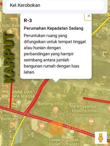 Tanah 5 are, Jl. Tengah I Bumbak Tegal Cupek Umalas Kerobokan Kuta Utara
